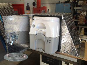 metal fabrication toilet box